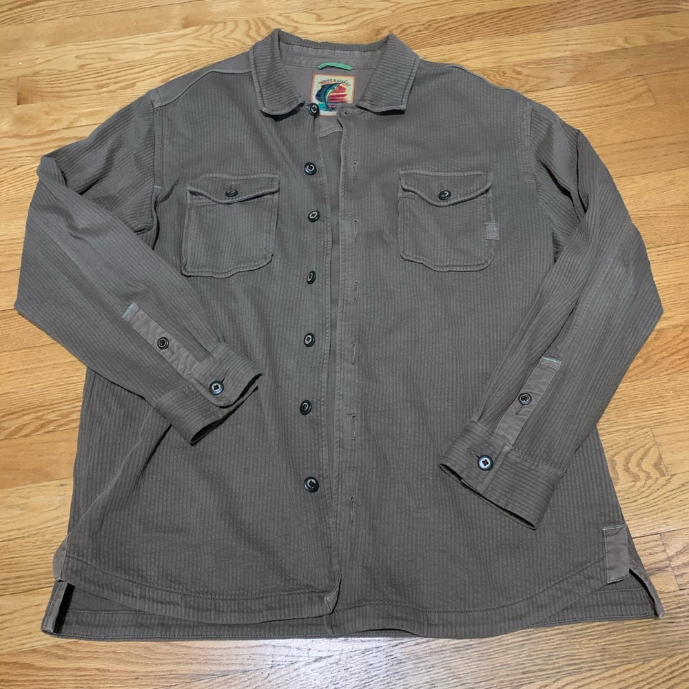 Tommy Bahama button down shirt jacket